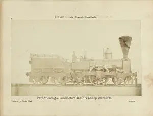 Groll: Steam railroad locomotive of Sharp & Roberts