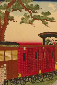 Overhanging: Steam train