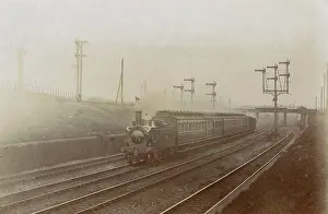 Smog: Steam train at Acton, West London