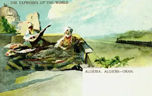 Oran: Steam train on Algiers to Oran route, Algeria
