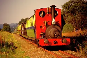 Bala: Steam train, Bala Lake Railway, Gwynedd, North Wales