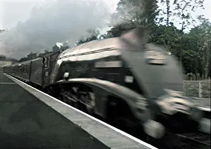 Blur: Steam train travelling at high speed