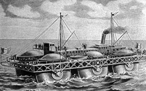 Floats: Steamboat concept, 1896