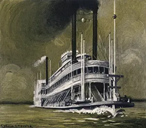 Manning: Steamboat on River