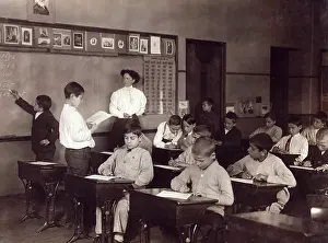 Schoolmarm: The Steamer Class in the Washington School. ?
