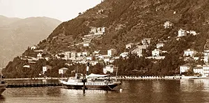 Como: Steamer, Lake Como, Italy