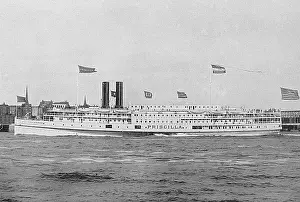 Priscilla: Steamer Priscilla of the Fall River Line, Massachusetts, USA