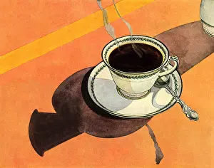Abstracted: Steaming Cup
