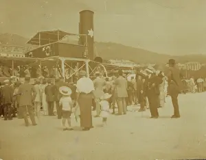 Departures: Steamship in the harbor of Abbazia