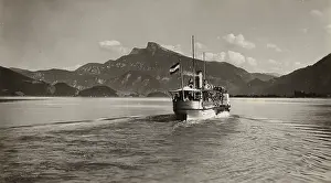 Mondsee: Steamship on the Mondsee