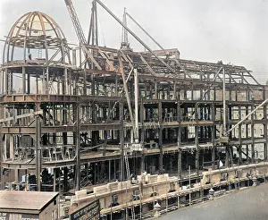 Inveresk: STEEL FRAME OF BUILDING