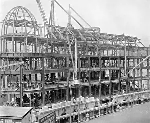 Inveresk: STEEL FRAME OF BUILDING
