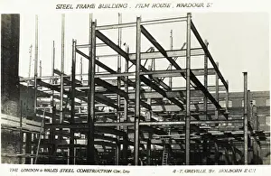 Wardour: Steel Frame Building construction - London