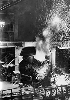 Shower: Steel production, 1934
