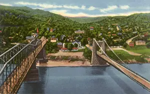 Wheeling: Steel and Stonework Bridges. Wheeling