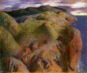 Seashores: Steep Coast, by Degas