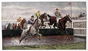Steeplechasing: STEEPLECHASE CIRCA 1900