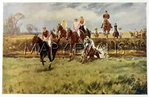 Steeplechasing: STEEPLECHASE WATER JUMP