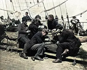 Recreations: Steerage passengers on an emigrant ship, recreations