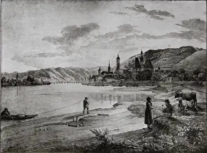 Lithographs: Stein an der Donau
