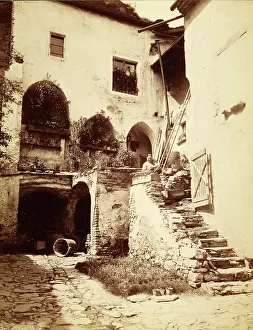 Krems: Stein in Wachau Lower Austria - A courtyard