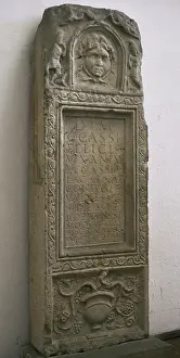 Medusa: Stele erected by Cassia Cogitata in memory of