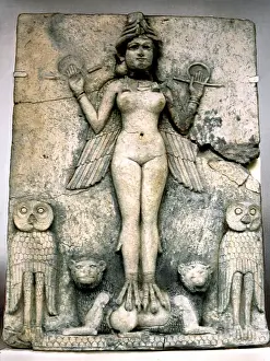 Sumerian: Stele of a goddess