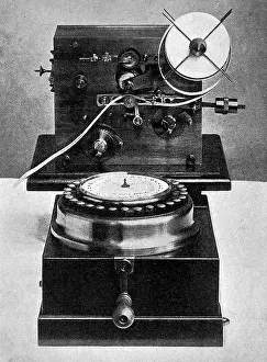 Transmit: Steljes type-printing telegraph recorder