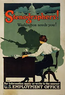 Stenographers: Stenographers! Washington needs you!