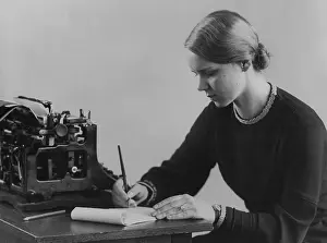 Typist: Stenotypist, 1934