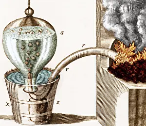 Trough: Stephen Hales, Pneumatic Trough, 1727