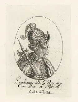 William Faithorne: Stephen, King of England, c.1092-1154