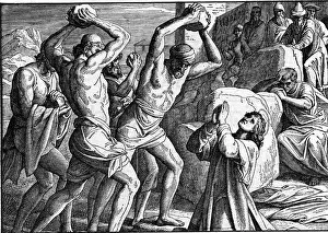 Stoning: Stephen, Saint, circa 1 AD - 36/40, first martyr