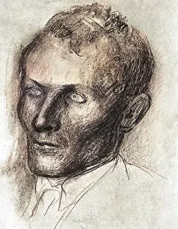 Spender: STEPHEN SPENDER SKETCH