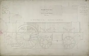 Gauges: Stephenson's Great A locomotive coaching engine