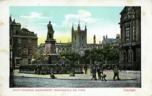 Stephensons: Stephenson's Monument, Newcastle upon Tyne, County Durham