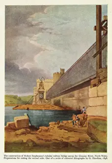 Institution Of Mechanical Engineers: Stephenson's Railway bridge across the Conway River