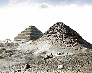 Stepped: Stepped pyramid, Djoser, Egypt
