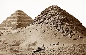 Stepped: Stepped Pyramid of Sakkara, Egypt