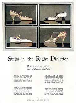 Steps in the Right Direction : Shoe Models, 1927