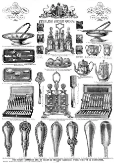 Bottles: Sterling silver goods, Plate 205
