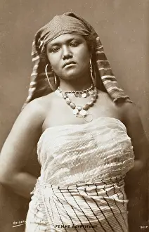 Hooped: Stern Egyptian Woman