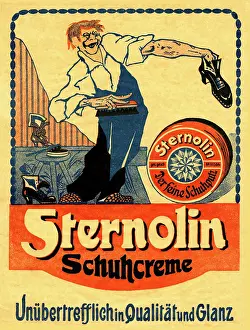 Cleanser: Sternolin shoe polish advert