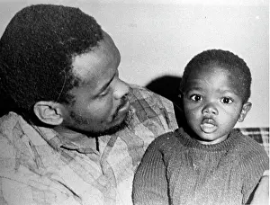Samora: Steve Bantu Biko with his son, Samora