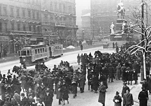 Supposed: Stew at Wenceslas Square in Prague, 1939
