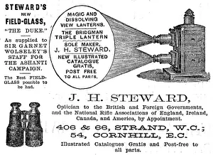 Dissolving: Steward's magic lantern advertisement