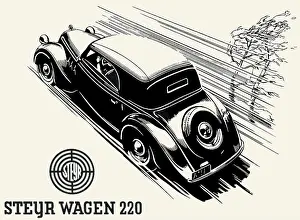 Posterization: Steyr motor car