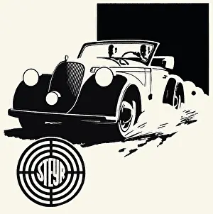 Posterization: Steyr motor car