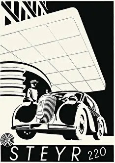 Posterization: Steyr motor car