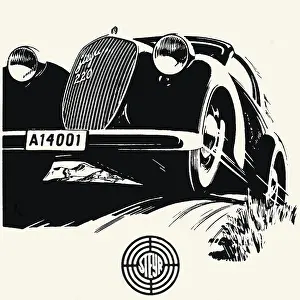Posterization: Steyr motor car